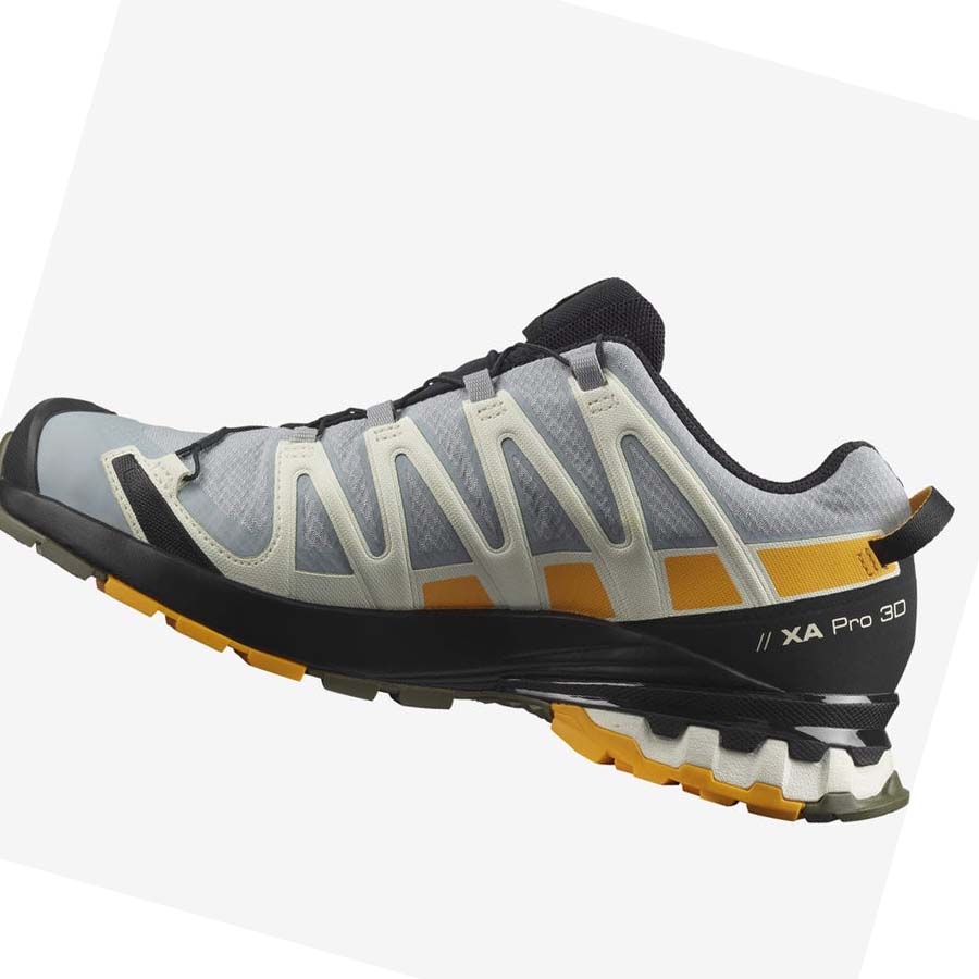 Salomon XA PRO 3D v8 GORE-TEX Erkek Patika Koşu Ayakkabısı Siyah Gri | TR 3506ZUT